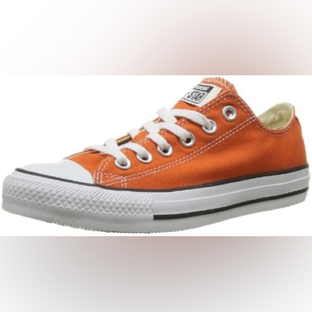 Converse Orange Low-Top Sneakers